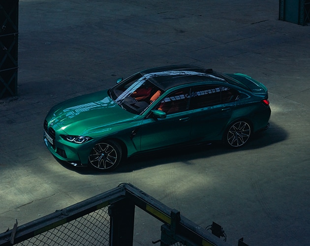 The All-New M3 driving on dark road